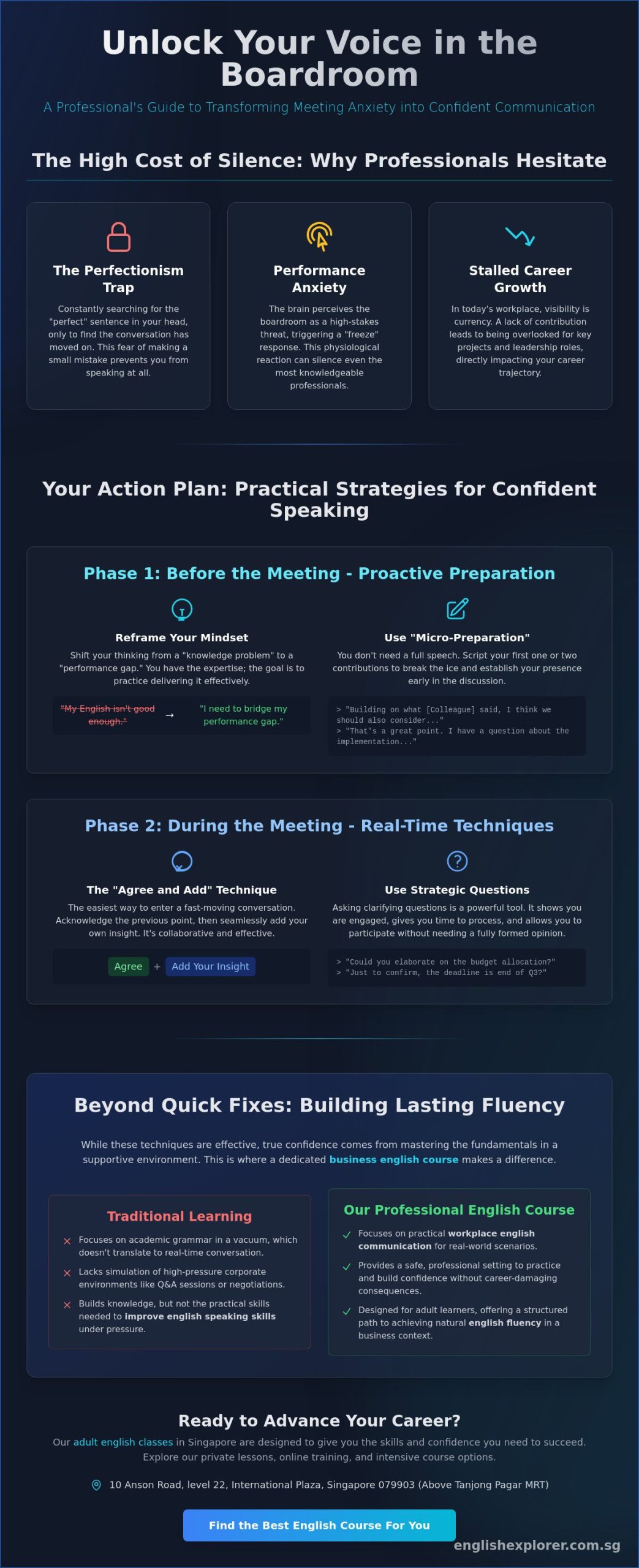 Overcoming the Fear of Speaking English in Meetings: A Professional Guide for 2026